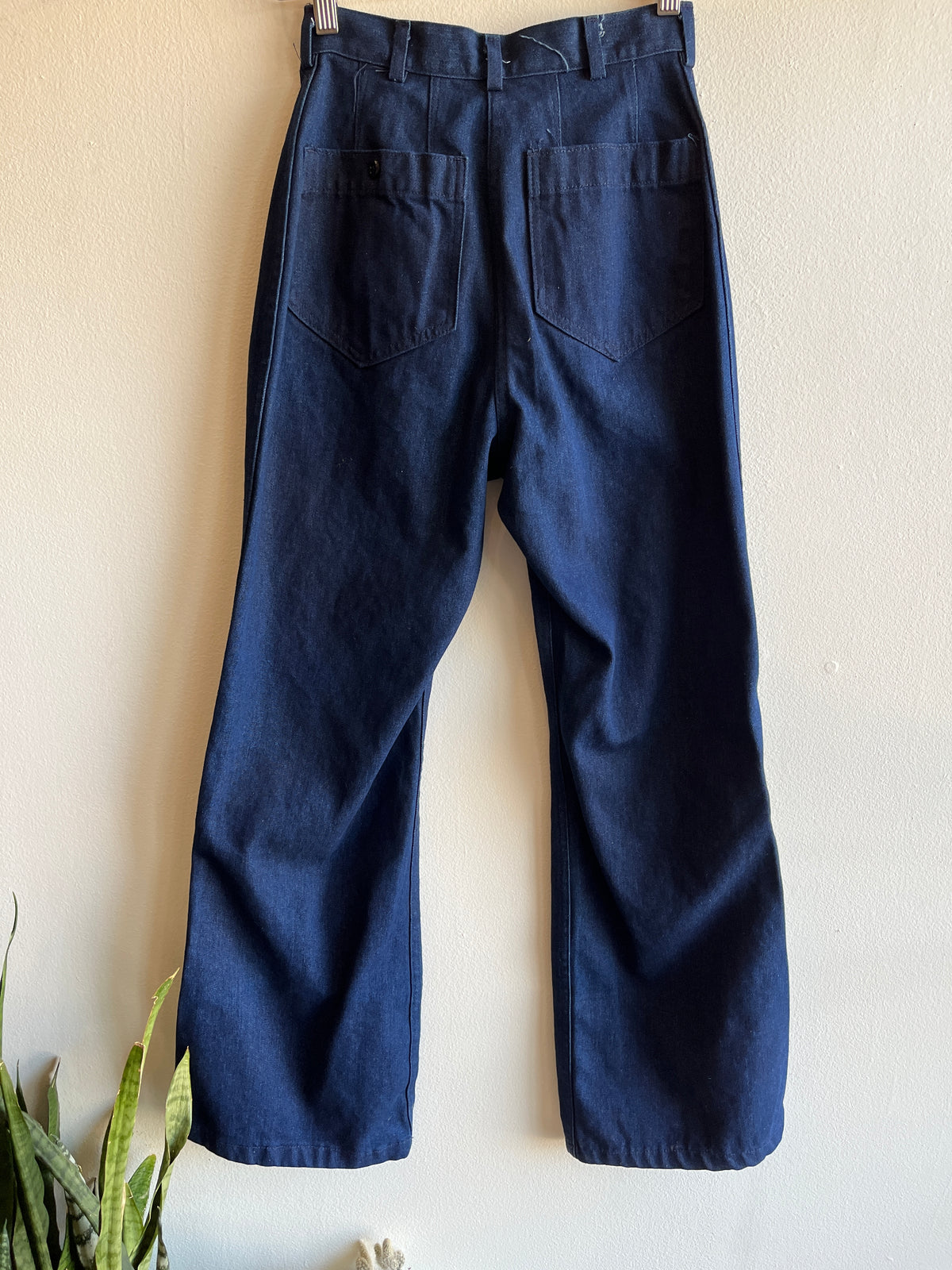 Vintage 1970's Seafarer Flared Denim Jeans - La Lovely Vintage 