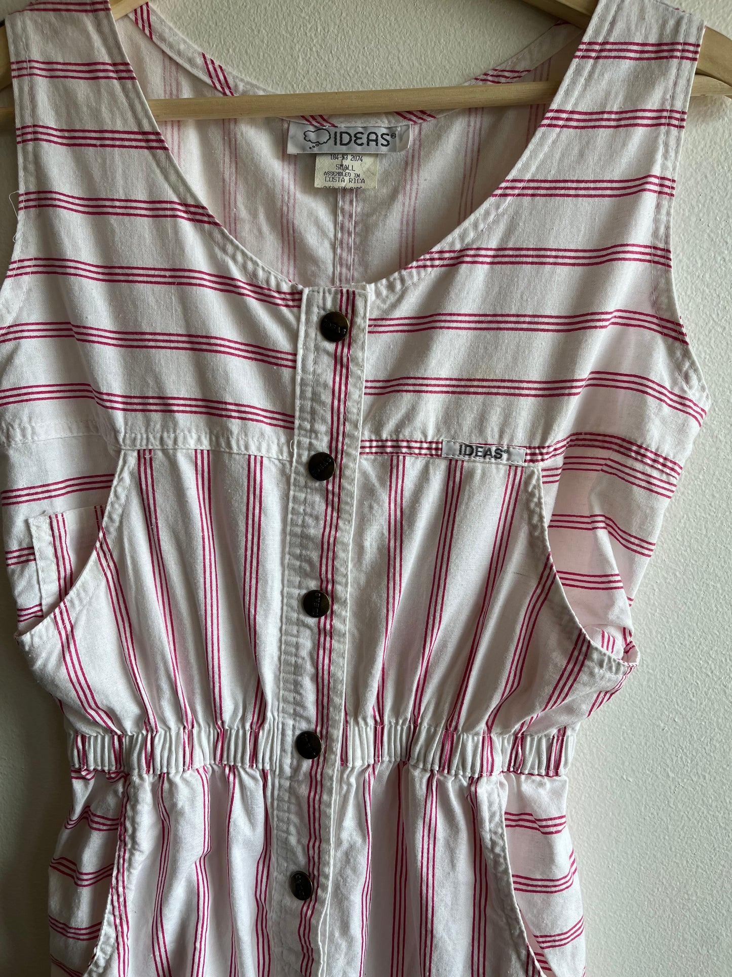 Vintage 1980’s “Ideas” Striped Jumpsuit - La Lovely Vintage 