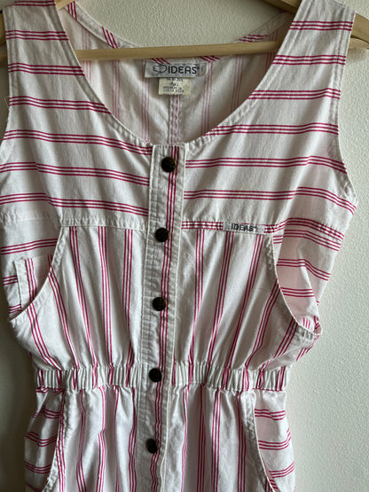 Vintage 1980’s “Ideas” Striped Jumpsuit - La Lovely Vintage 