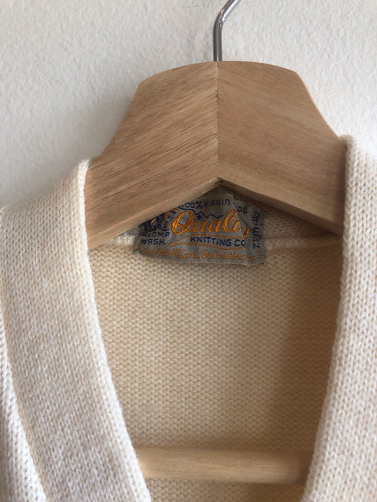 Vintage 1950’s Peninsula High School  Varsity Sweater w/ Pockets - La Lovely Vintage 