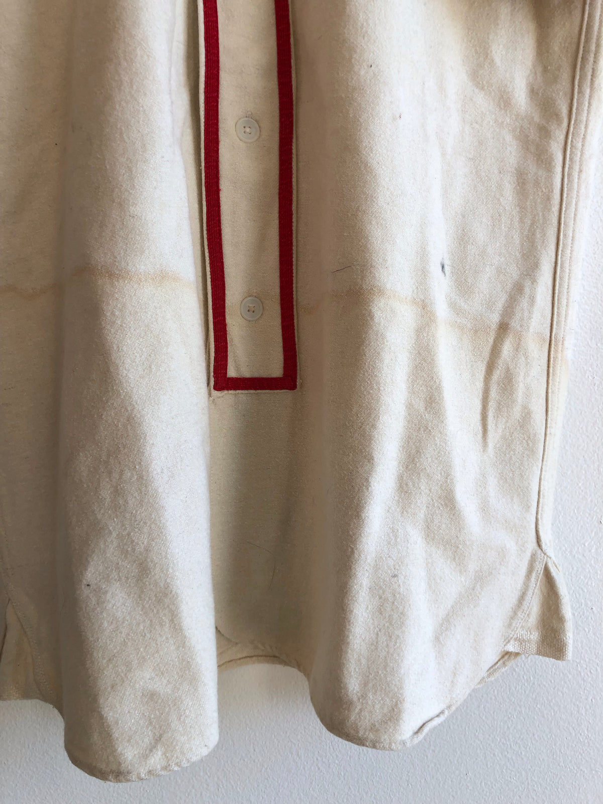 Vintage 1950’s “Broderick and Gibbons” Wool Baseball Jersey - La Lovely Vintage 