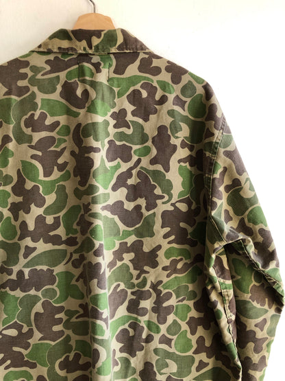 Vintage 1960’s Duck Camo Hunting Chore Coat - La Lovely Vintage 