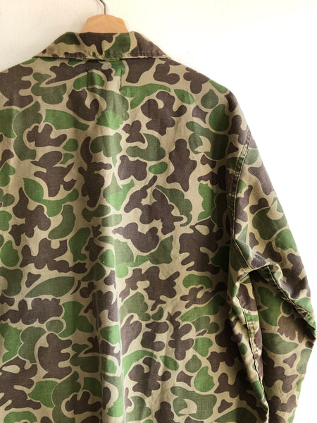 Vintage 1960’s Duck Camo Hunting Chore Coat