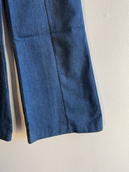 Vintage 1970’s Sears Denim Bell Bottom Jeans - La Lovely Vintage 