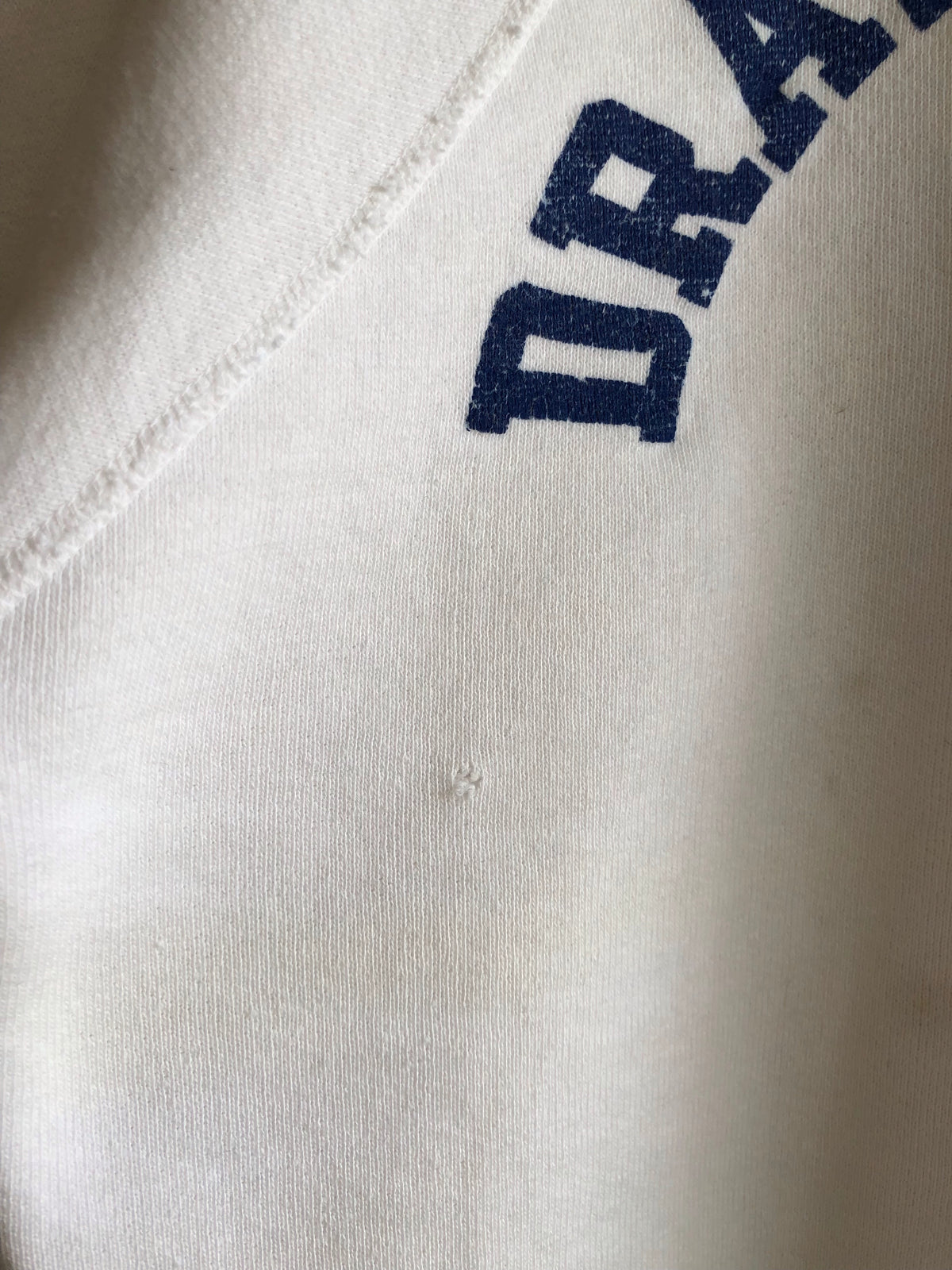 Vintage 1950’s Champion “Running Man” Drake College Sweatshirt - La Lovely Vintage 