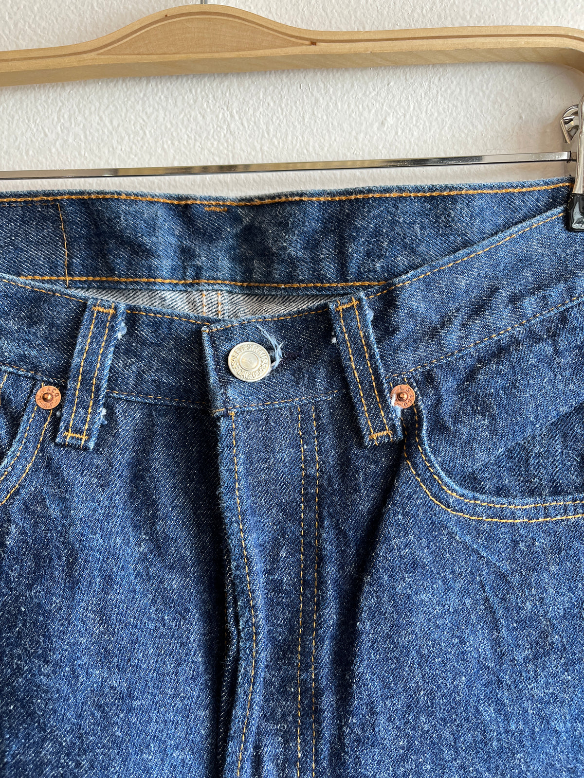 Vintage 1980’s Levi’s One-Wash 501xx Denim Jeans