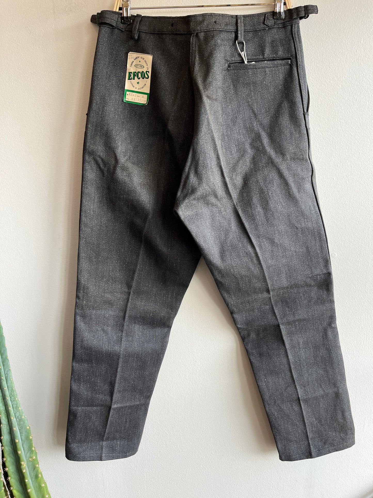 Vintage Deadstock Salt and Pepper “Bradmill Cloth” Work Pants