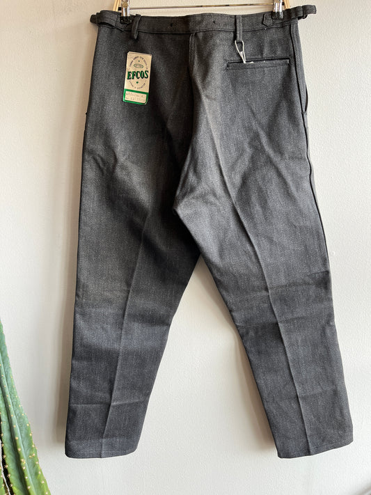 Vintage Deadstock Salt and Pepper “Bradmill Cloth” Work Pants
