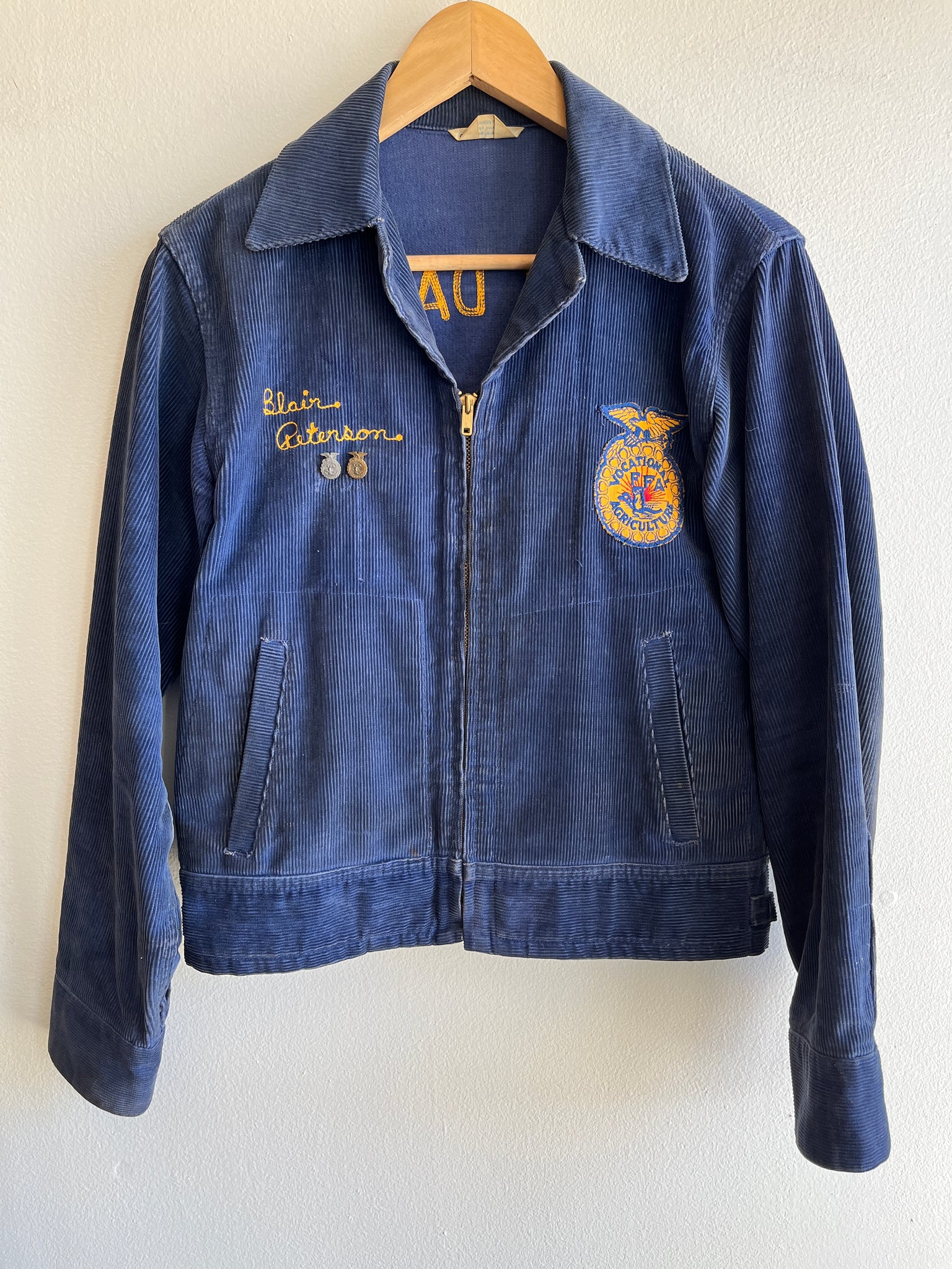 when was the blue corduroy jacket adopted as official dress BLUE JACKET LEGACY