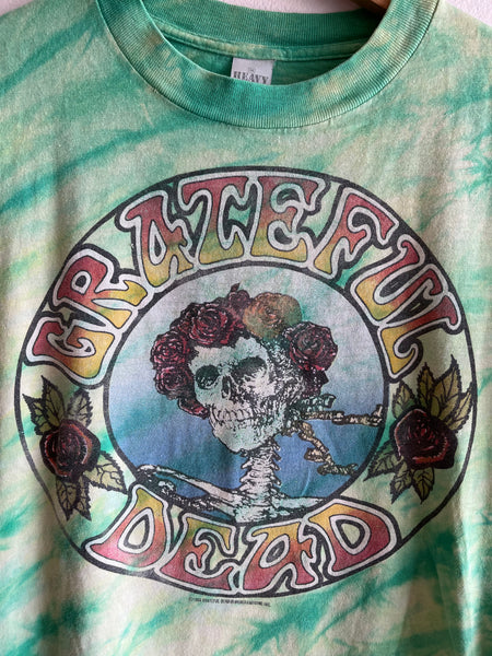 Authentic Vintage 1986 Grateful Dead “Green Tie Dye” T-Shirt
