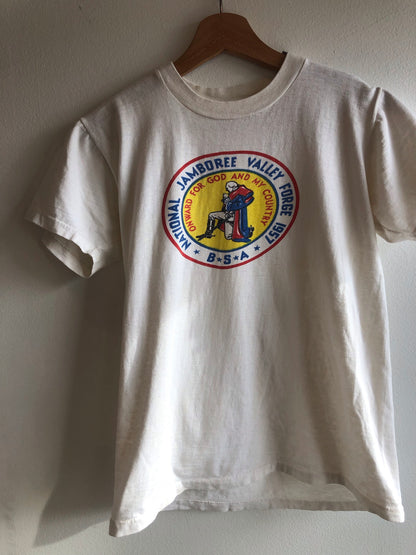 Vintage 1957 Boy Scouts Jamboree T-Shirt - La Lovely Vintage 