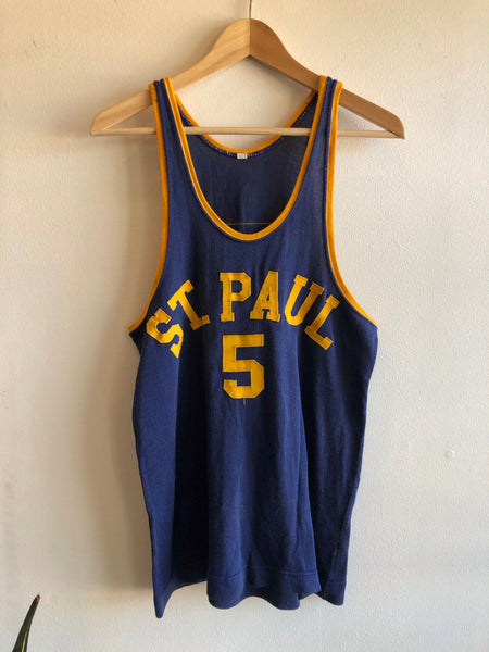 Vintage 1940’s “St. Paul” Basketball Jersey