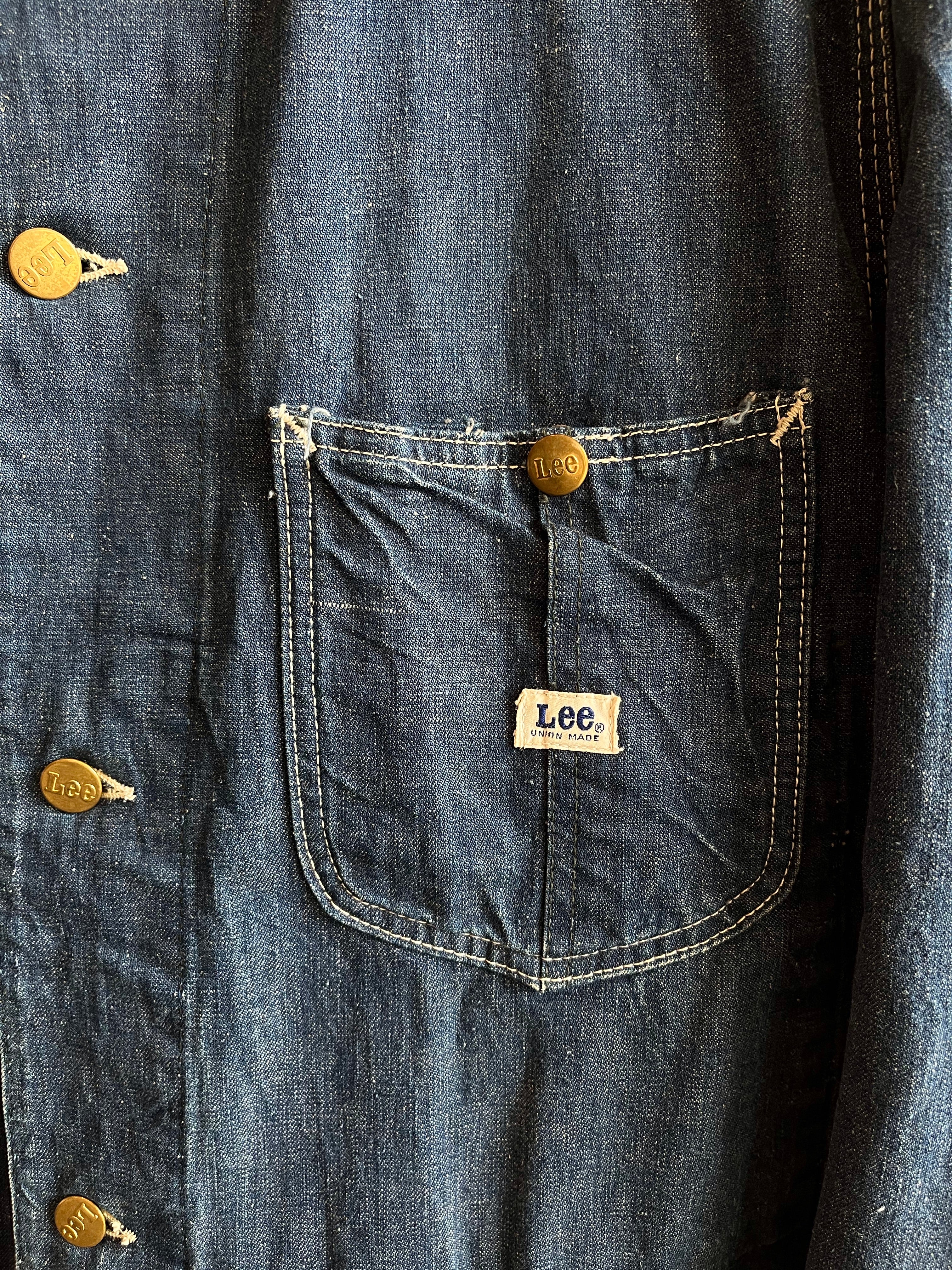 Vintage 1960's Lee “Jelt Denim” 91-J Chore Jacket – La Lovely Vintage
