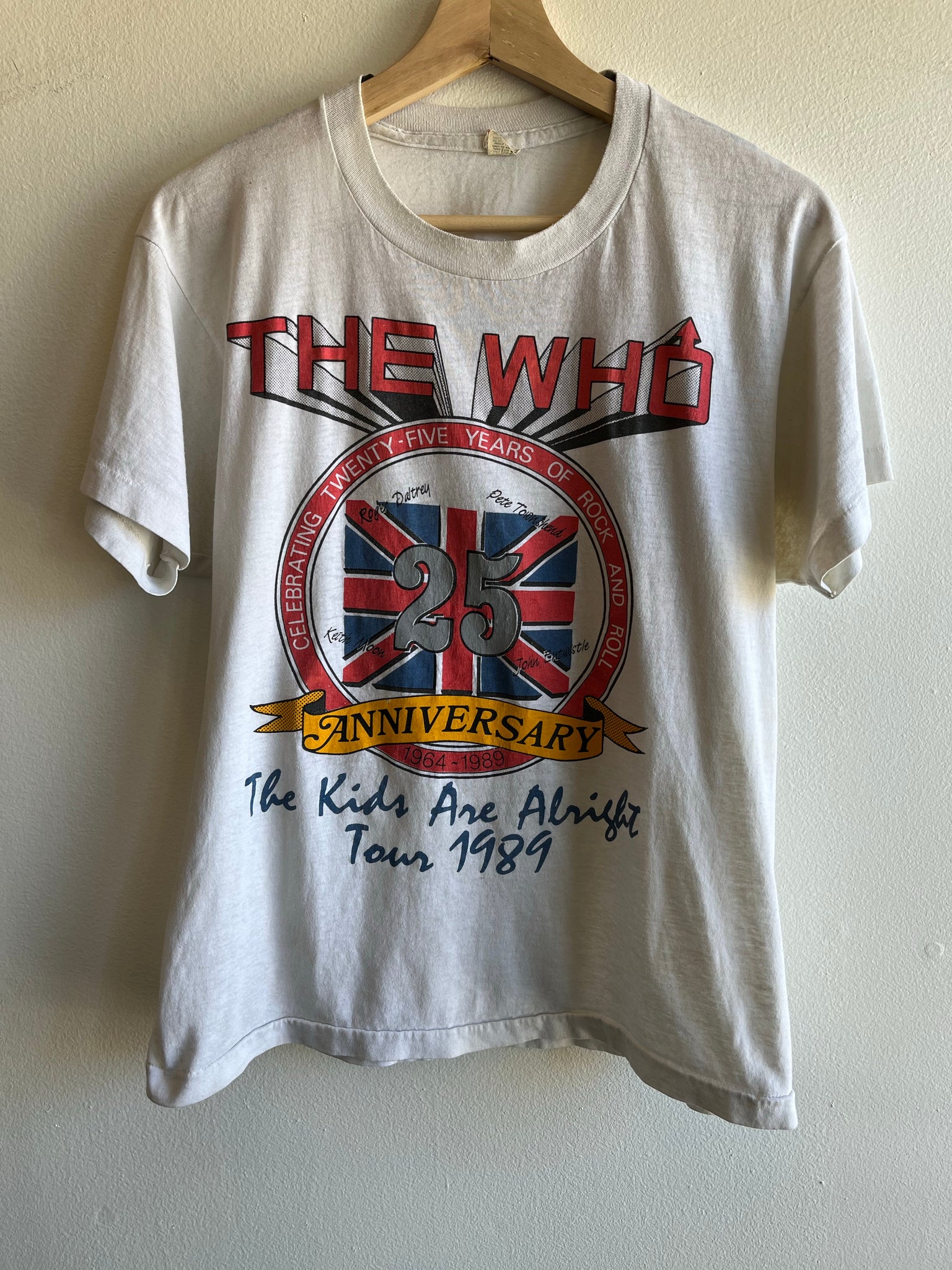 Vintage 1989 The Who Tour T-Shirt