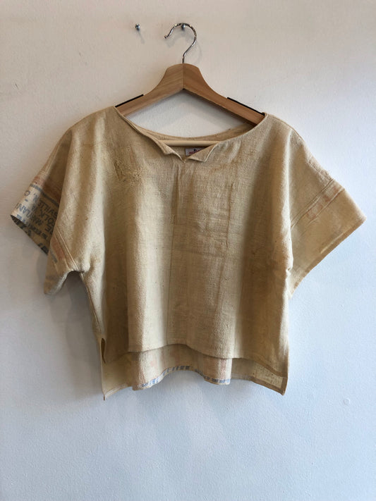 Vintage Feed Sack Custom Shirt - La Lovely Vintage 