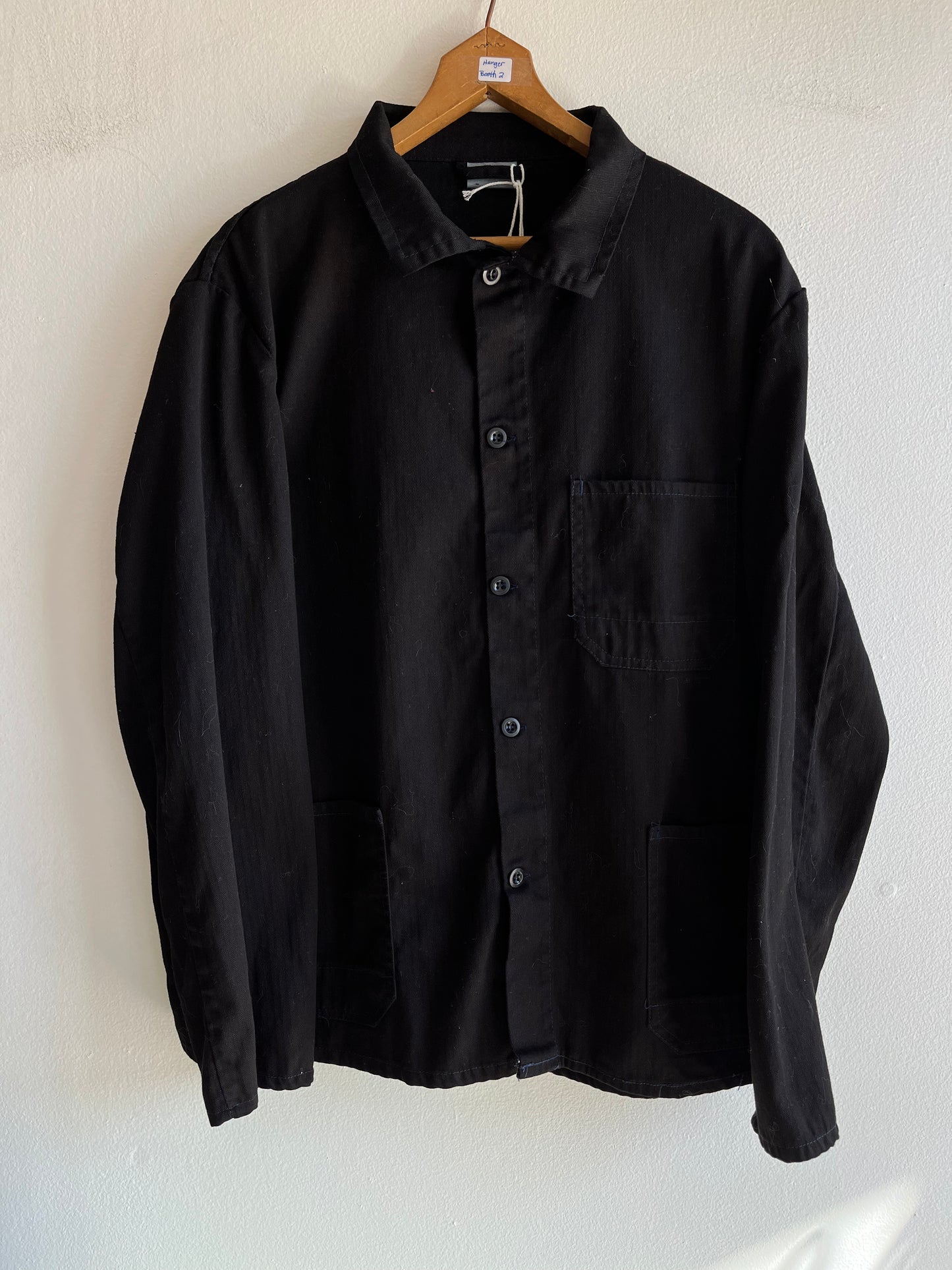 Vintage 1970’s Black HBT French Chore Coat
