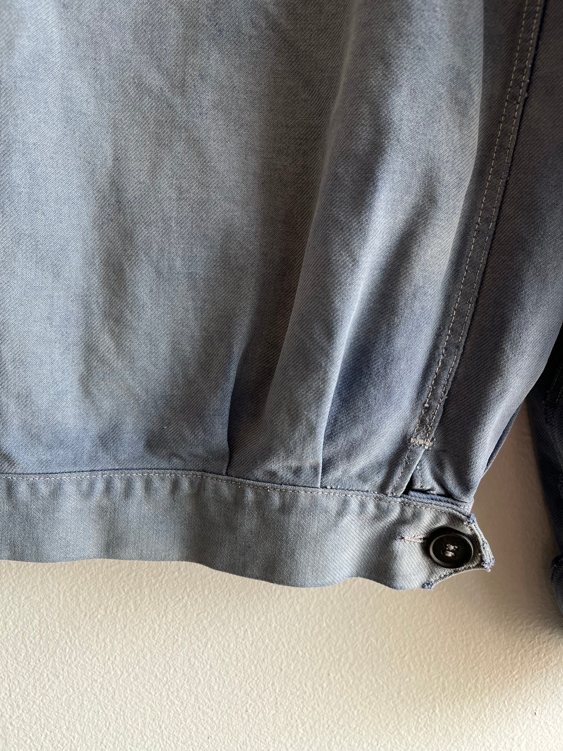 Vintage 1940/50’s French Cyclist Moleskin Jacket - La Lovely Vintage 
