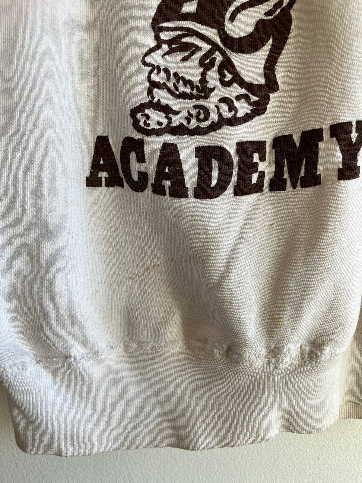 Vintage 1950’s Columbus Academy “V-Stitch” Sweatshirt