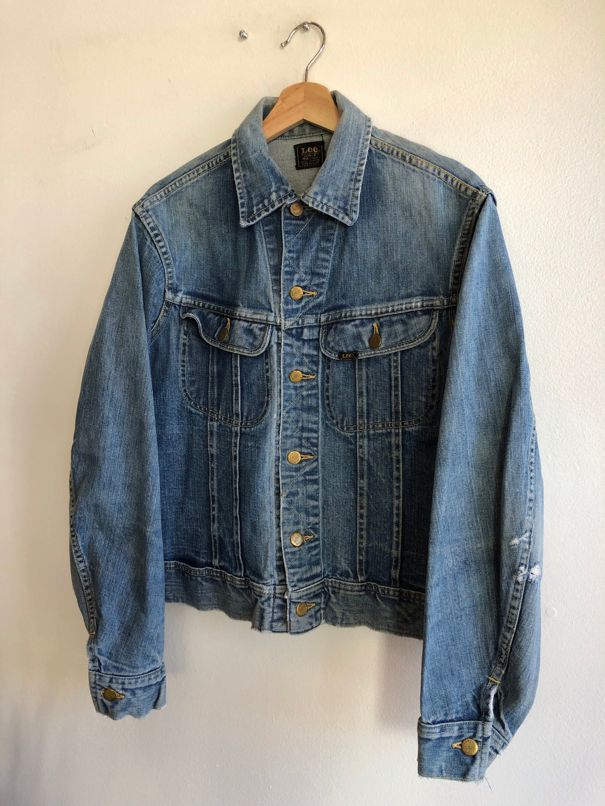 Vintage 1950’s Lee Rider 101-J Denim Trucker Jacket - La Lovely Vintage 