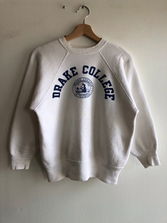 Vintage 1950’s Champion “Running Man” Drake College Sweatshirt - La Lovely Vintage 