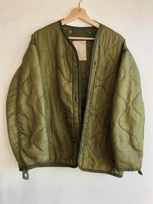 Vintage 1980’s Military Quilted Liner - La Lovely Vintage 