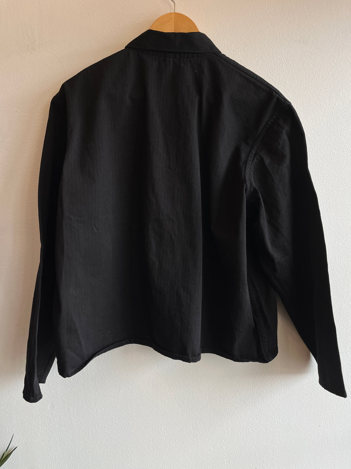Vintage 1970’s HBT French Black Chore Coat - La Lovely Vintage 