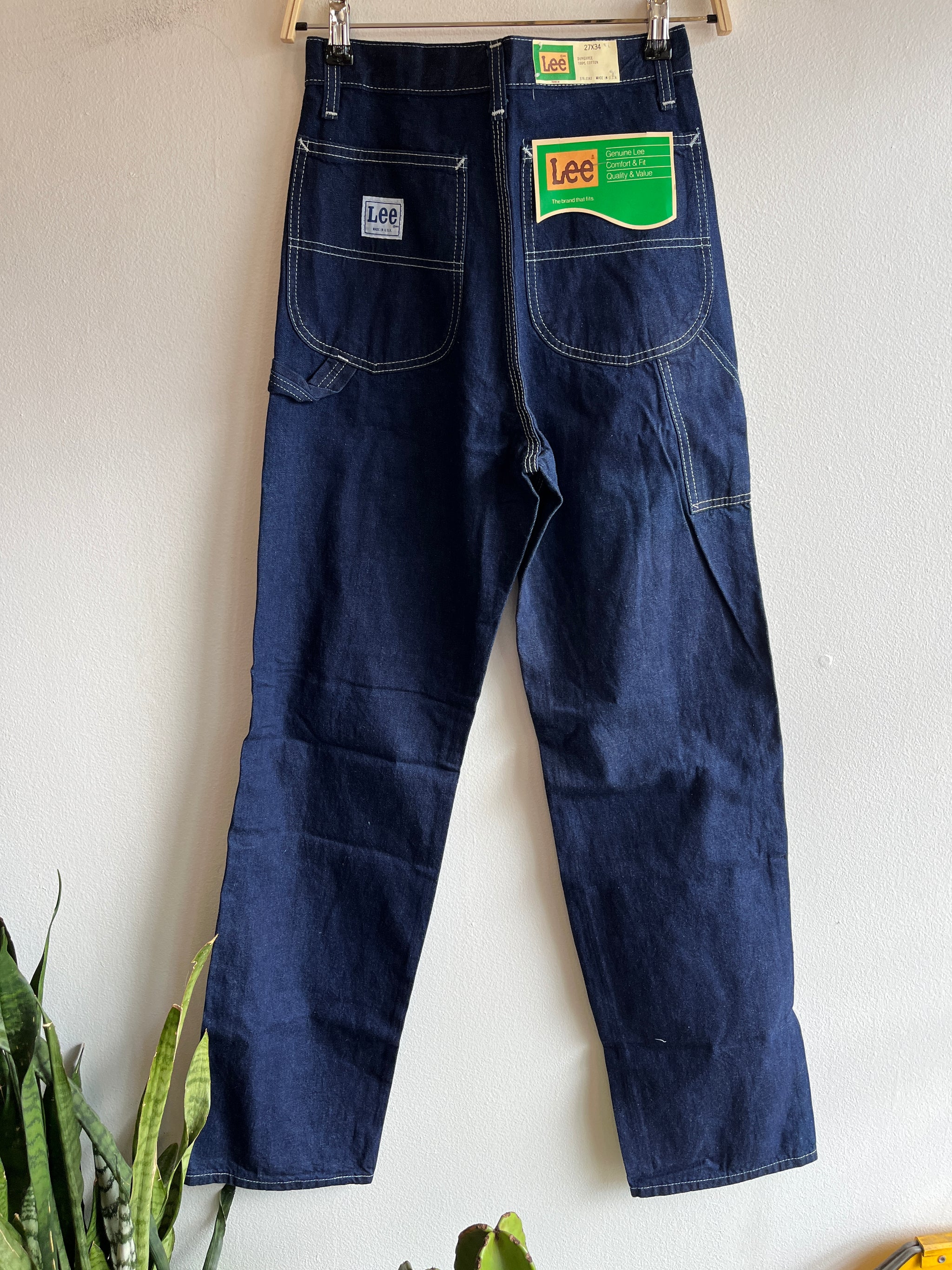 Vintage 1970's/1980's Lee Denim Carpenter Jeans – La Lovely