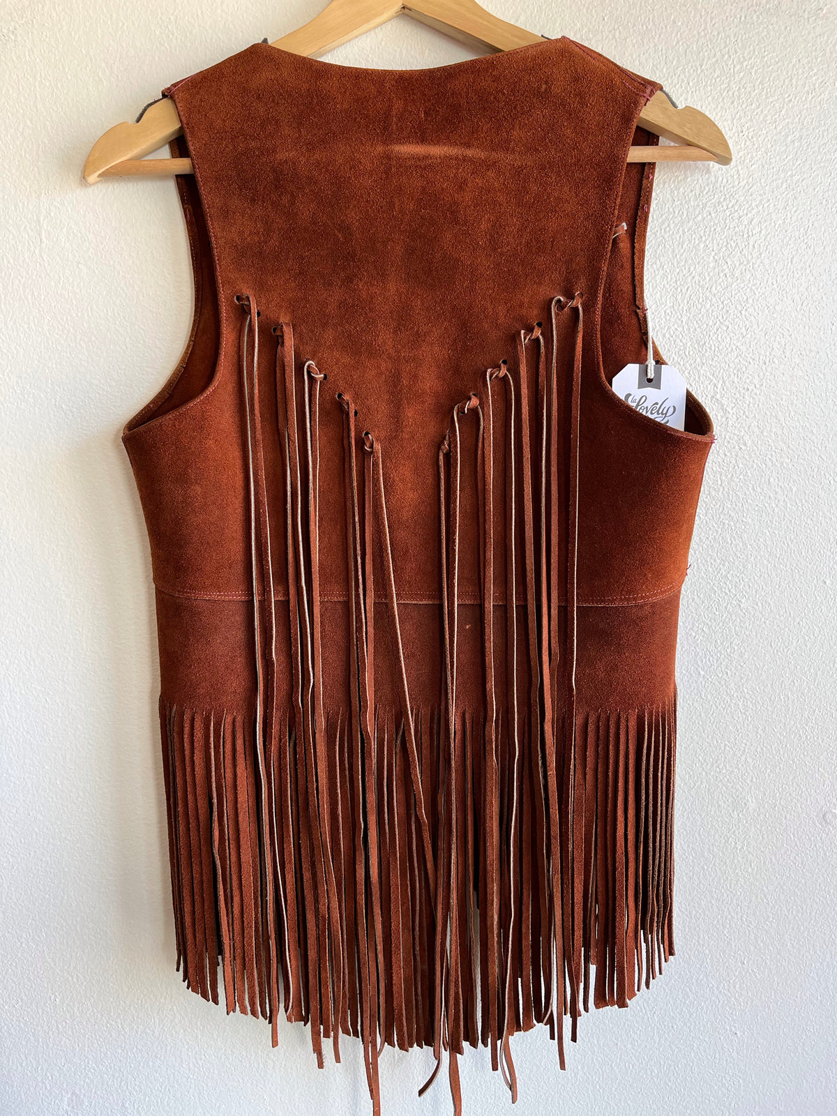Vintage 1970’s Fringe Suede Vest