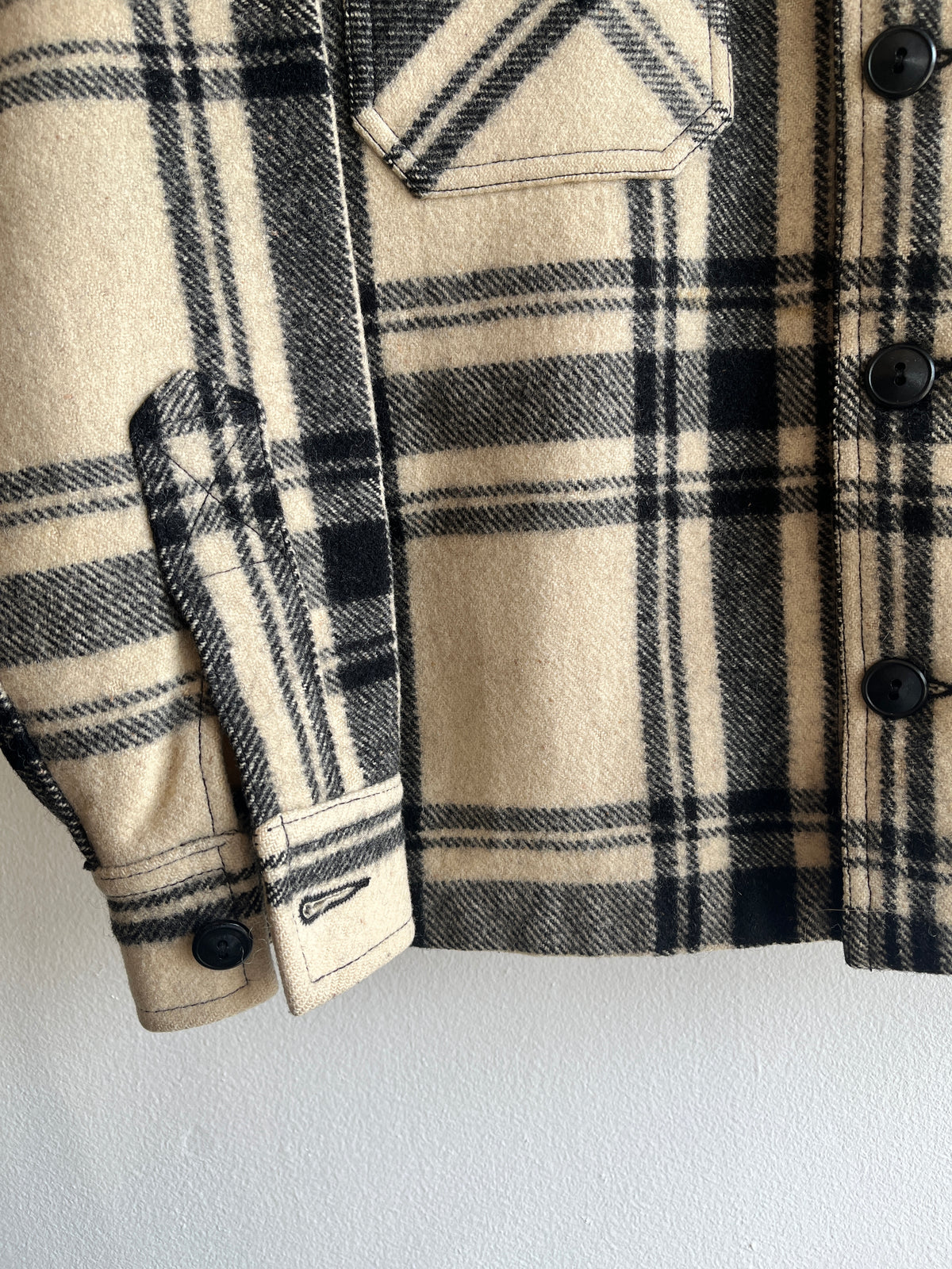 Vintage 1950’s “Jumbo-Jac Flannel Shirt Jacket - La Lovely Vintage 