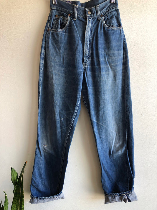 Vintage 1960’s Foremost Half-Selvedge Women’s Denim Jeans - La Lovely Vintage 