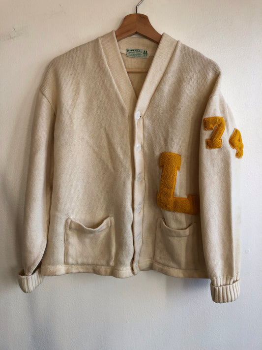 Vintage 1970’s Varsity Cardigan - La Lovely Vintage 