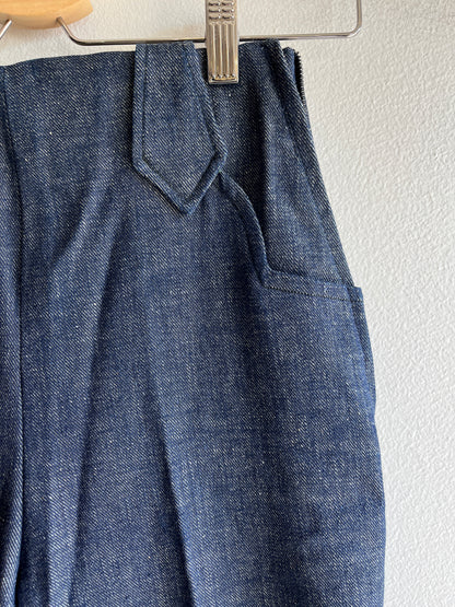 Vintage 1950’s  Prior Denver Deadstock Side-Zip Denim Jeans - La Lovely Vintage 