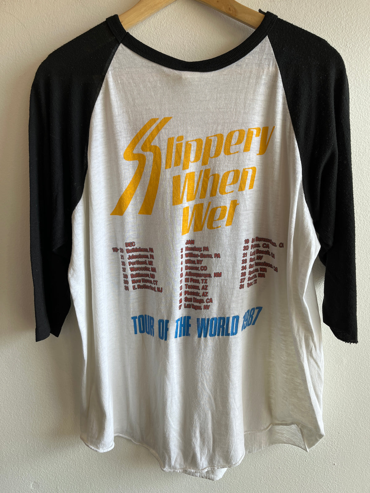 Vintage 1987 Bon Jovi Tour T-Shirt - La Lovely Vintage 