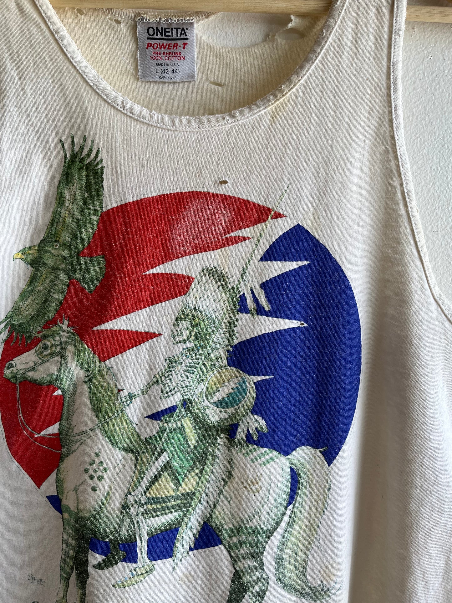 Authentic Vintage 1994 Grateful Dead Thrashed Tank Top T-Shirt - La Lovely Vintage 