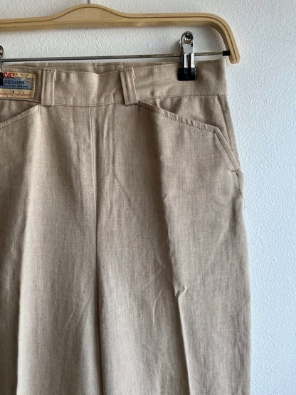 Vintage Deadstock 1950's Lady Levi's Shorthorn Side-Zip Pants - La Lovely Vintage 