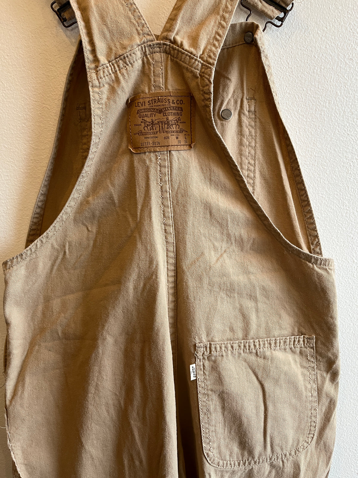 Vintage 1970’s Levi’s Twill Overalls