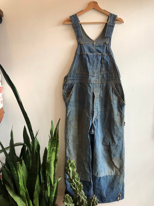 Vintage 1940/1950’s Osh Kosh “Vestbak” Selvedge Overalls - La Lovely Vintage 
