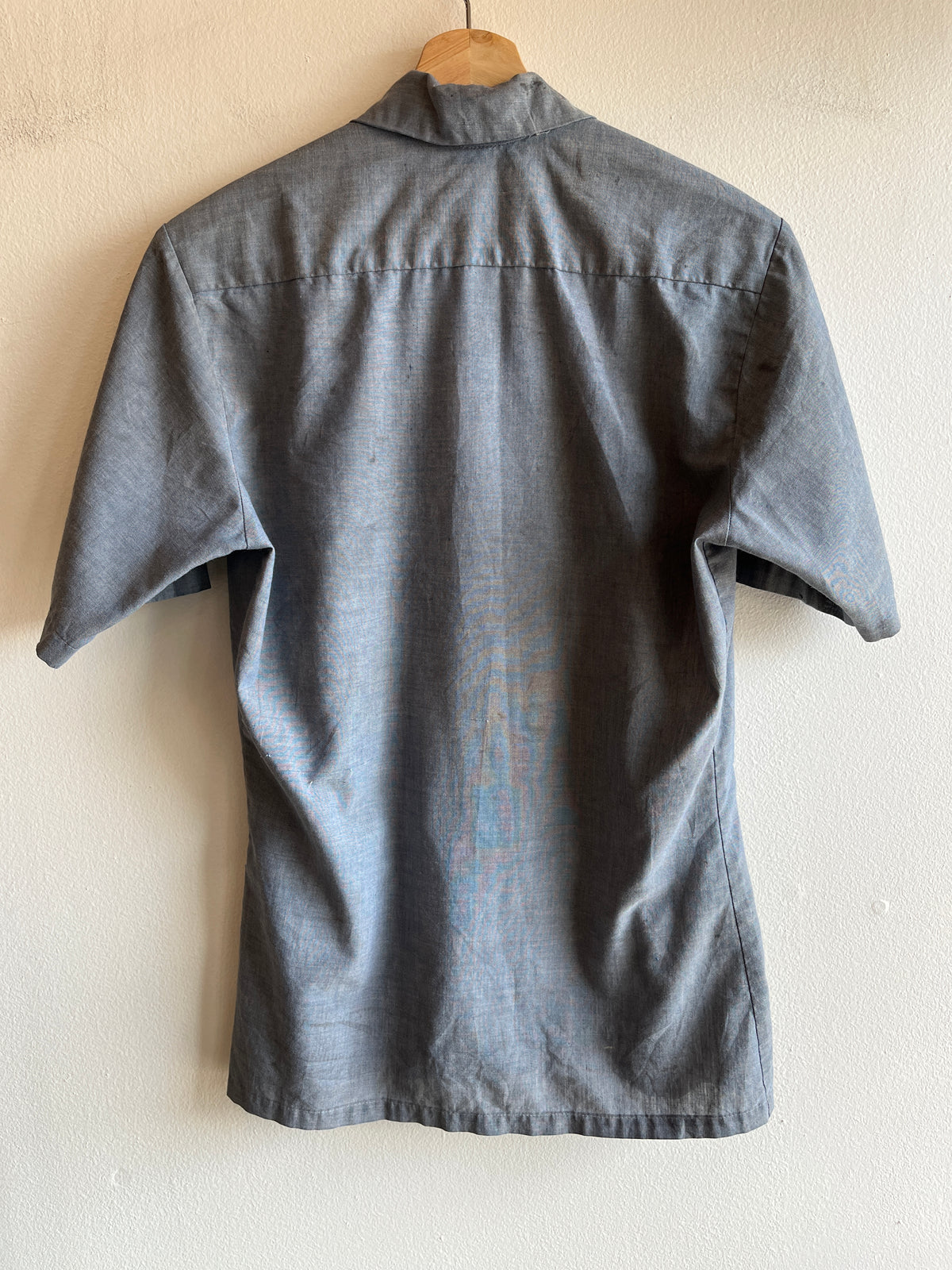 Vintage 1960’s Short Sleeve USN Chambray Button Up Shirt