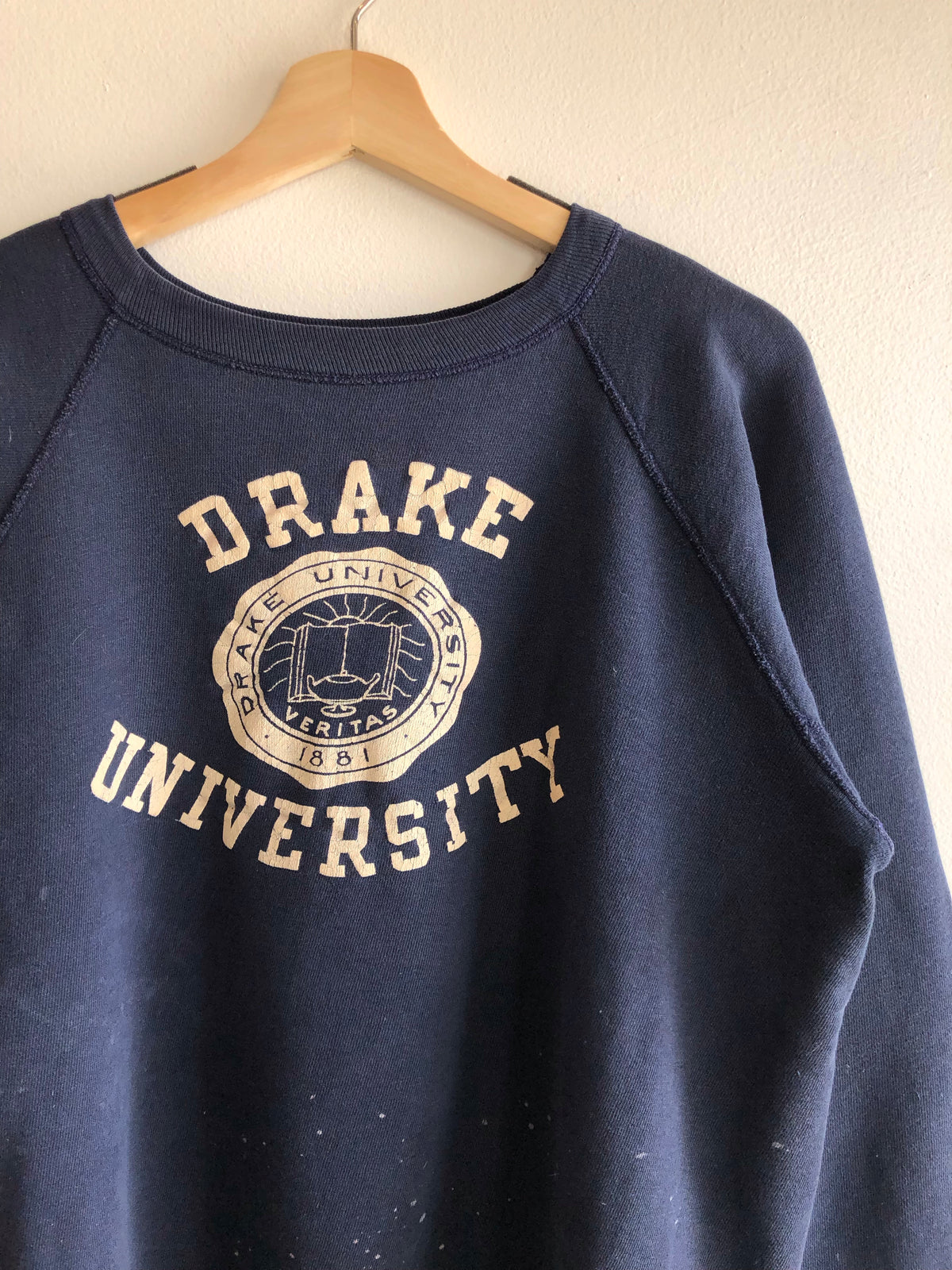 Vintage 1950’s Champion “Running Man” Drake College Sweatshirt - La Lovely Vintage 