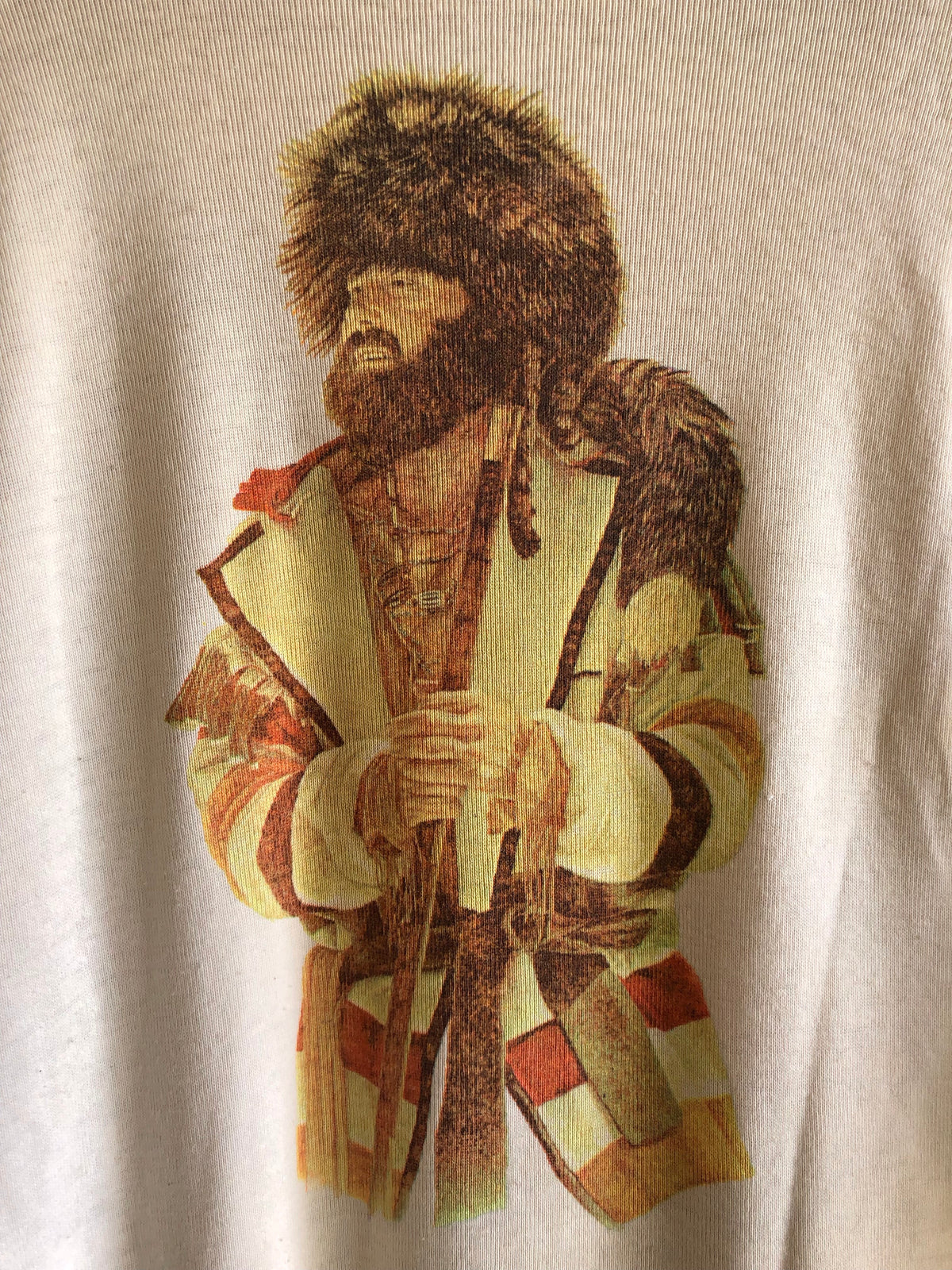 Vintage 1970’s Healthknit “Jeremiah Johnson(?)” Print Thermal Henley - La Lovely Vintage 