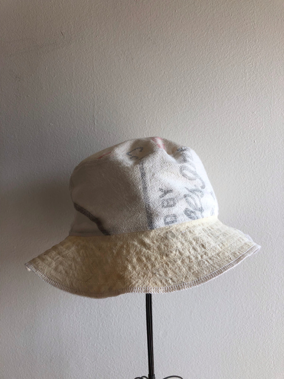 Vintage Feed Sack Custom DDV Bucket Hat - La Lovely Vintage 