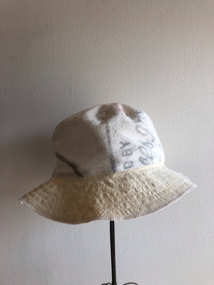 Vintage Feed Sack Custom DDV Bucket Hat - La Lovely Vintage 