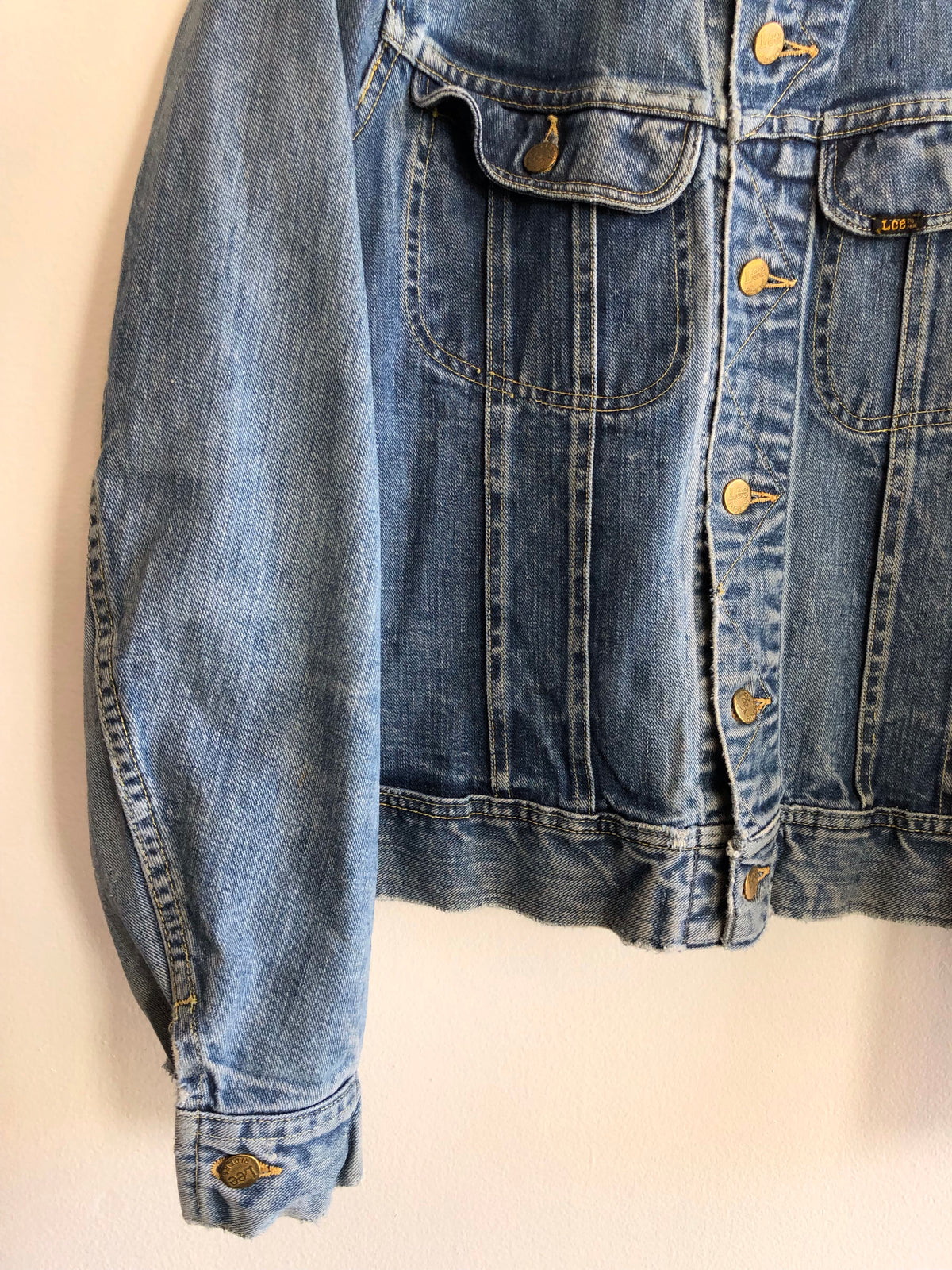 Vintage 1950’s Lee Rider 101-J Denim Trucker Jacket - La Lovely Vintage 