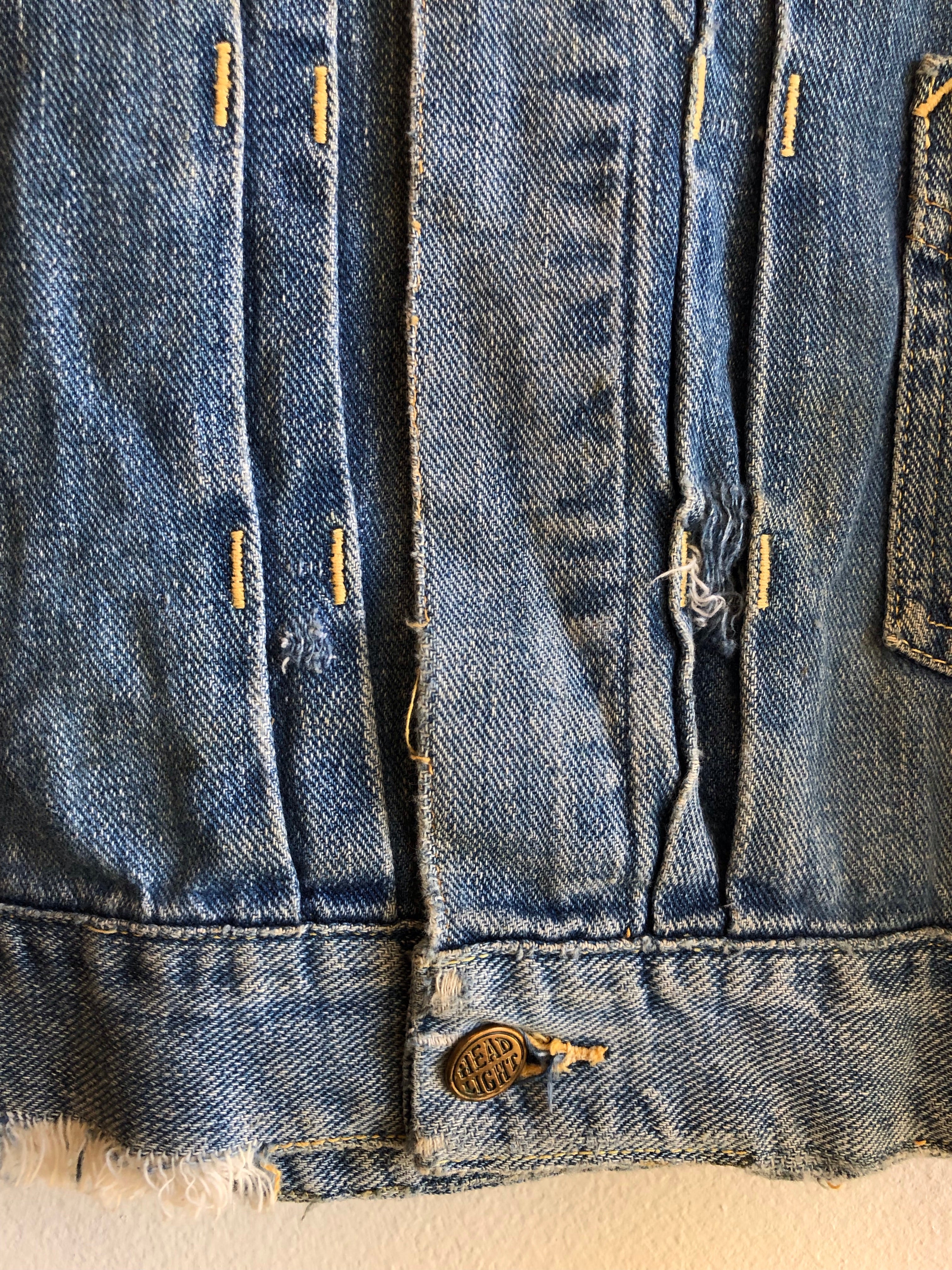 Vintage 1940/1950's Headlight Type 1 Buckle-Back Denim Jacket