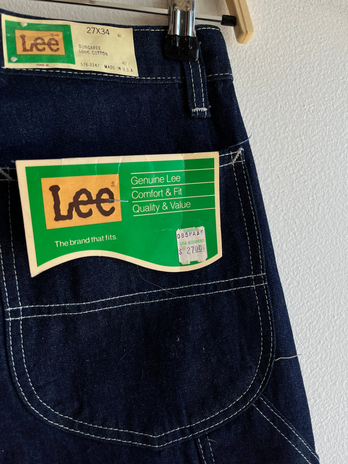 Vintage 1970’s/1980’s Lee Denim Carpenter Jeans - La Lovely Vintage 
