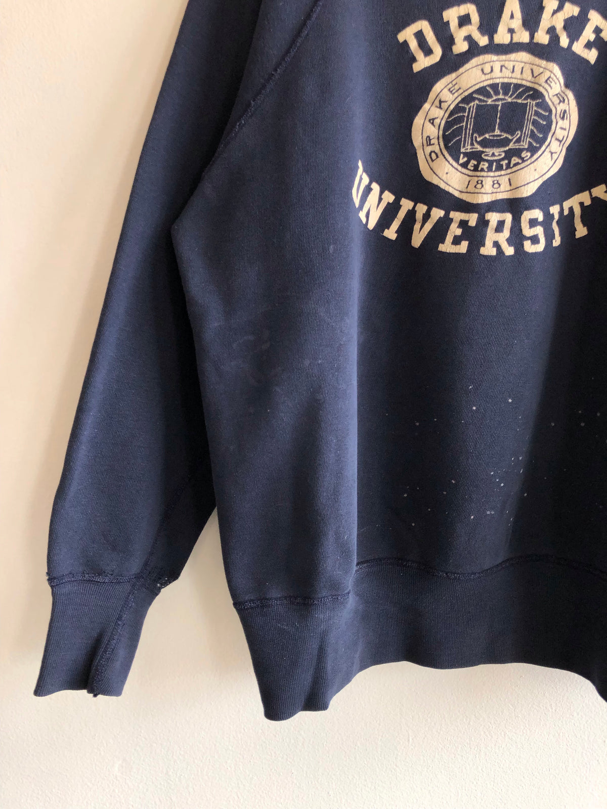 Vintage 1950’s Champion “Running Man” Drake College Sweatshirt - La Lovely Vintage 