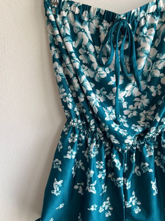 Vintage 1980’s “CW Classics” Floral Romper - La Lovely Vintage 