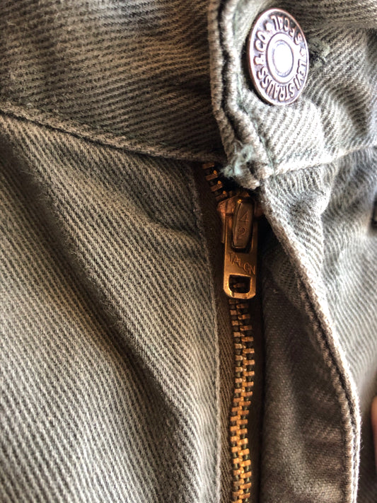 Vintage 1960’s Levi’s “Big E” Olive Canvas Pants - La Lovely Vintage 