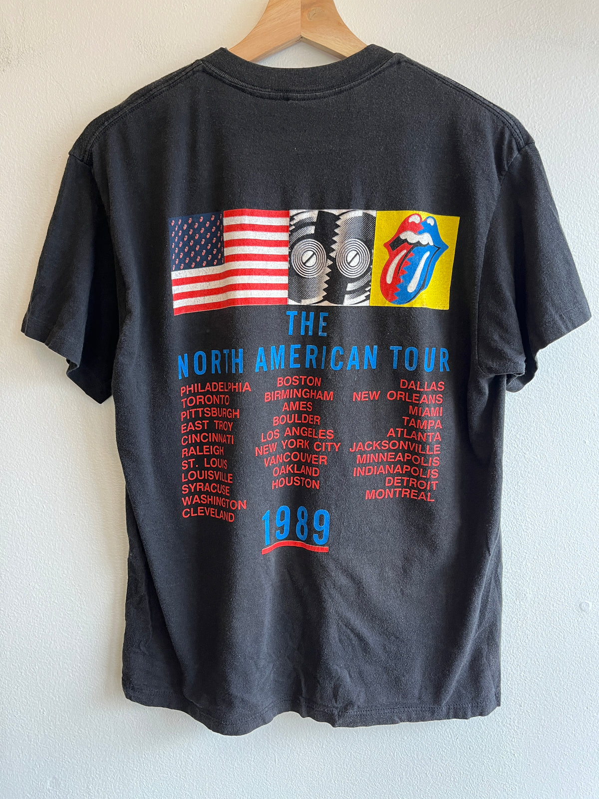 Vintage 1989 Rolling Stones Tour T-Shirt
