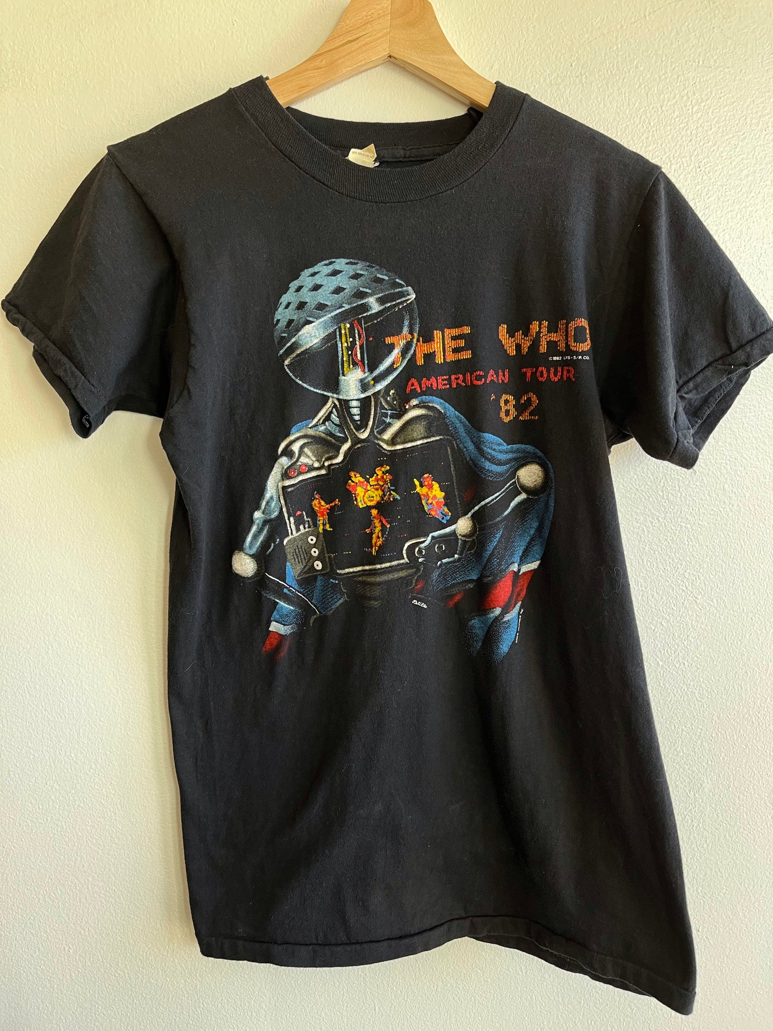 Authentic Vintage The Who 1982 Tour T-Shirt